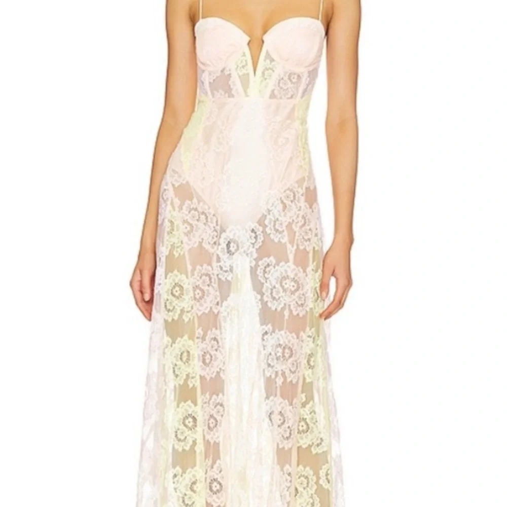 For Love and Lemons Blossom Maxi Dress NWT Size Medium - Picture 3 of 7